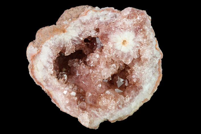 Sparkly, Pink Amethyst Geode Section - Argentina #170135